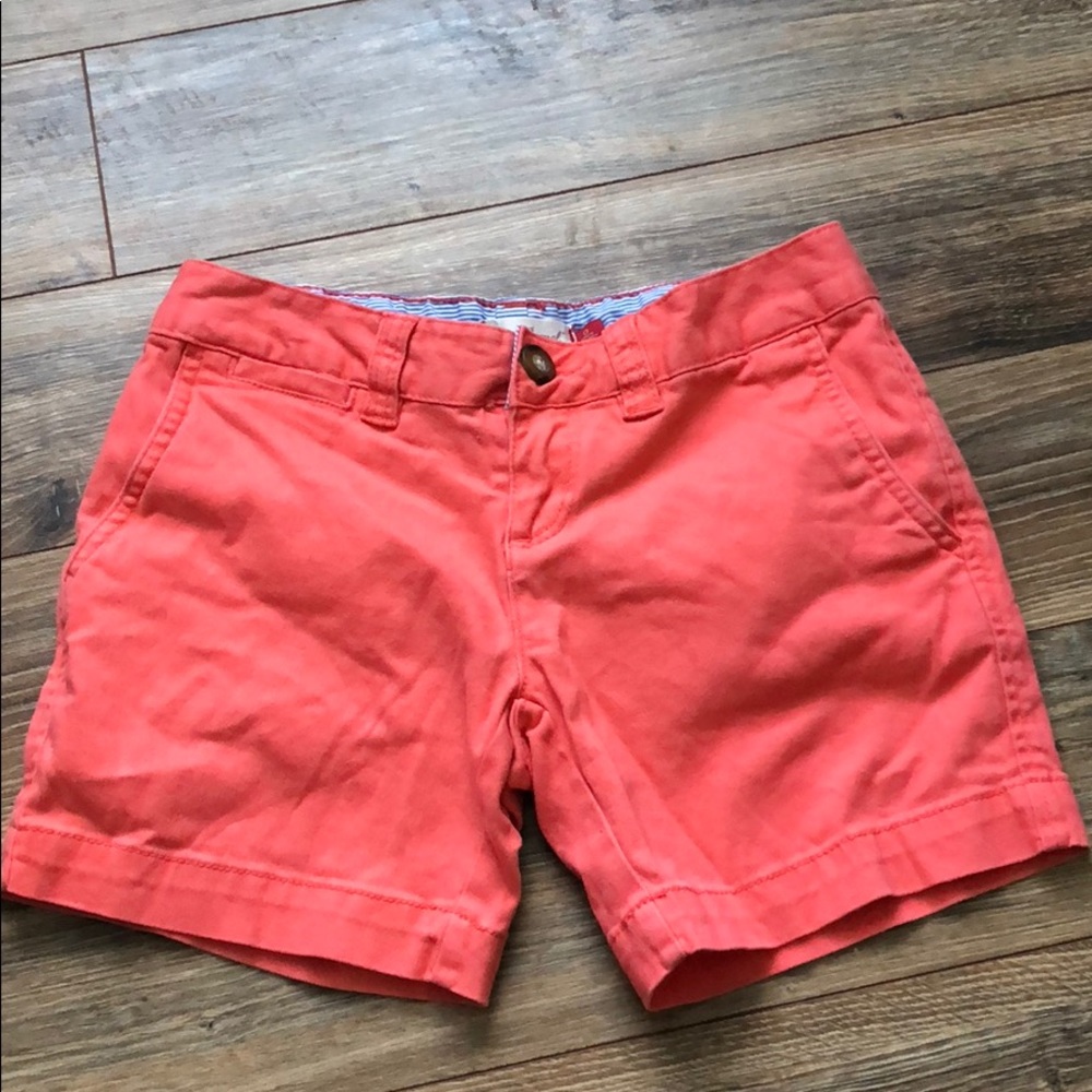 Red Camel Coral Jean Shorts